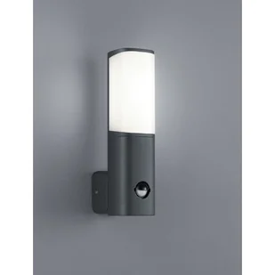 Trio Leuchten Nowoczesny kinkiet zewnętrzny ciemnoszary zawiera LED z czujnikiem ruchu - Rico - Lampy ogrodowe - miniaturka - grafika 1