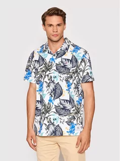 Koszule męskie - Tommy Jeans Koszula Tjm Hawaiian Camp DM0DM12978 Biały Regular Fit - grafika 1