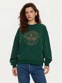 Bluzy damskie - New Balance Bluza WT43553 Zielony Oversize - miniaturka - grafika 1