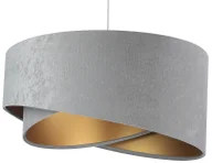 Lampy stojące - Szaro-złota lampa wisząca glamour - EX974 Gilma - miniaturka - grafika 1