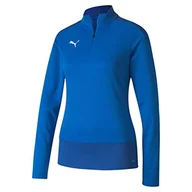 Koszulki i topy damskie - PUMA Puma Damska koszulka treningowa teamGOAL 23 1/4 Zip Top W od spodu do treningu, Pepper Green-Power Green, XL 656937 - miniaturka - grafika 1