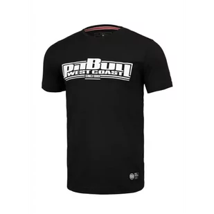Pit Bull T-shirt Koszulka Slim Fit Classic Boxing Black - Koszulki sportowe męskie - miniaturka - grafika 1
