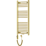 Grzejniki łazienkowe - Mexen Mars grzejnik elektryczny 900 x 400 mm, 300 W, złoty - W110-0900-400-2300-50 - miniaturka - grafika 1