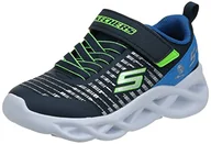 Buty dla chłopców - Skechers Sneakersy chłopięce Twisty Brights-Novlo, granatowy, 27.5 EU - miniaturka - grafika 1
