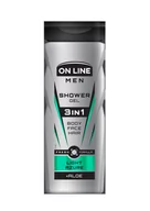 Żele pod prysznic dla mężczyzn - On Line Żel pod prysznic 3in1 Light Azure dla mężczyzn 400ml - miniaturka - grafika 1