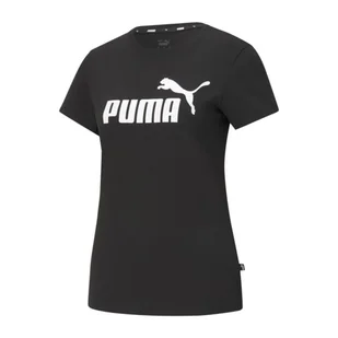 Puma, Koszulka damska, ESS Logo Tee, czarna (58677401), rozmiar L - Koszulki i topy damskie - miniaturka - grafika 1