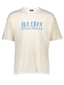 Koszulki i topy damskie - New Balance Koszulka w kolorze kremowym - miniaturka - grafika 1