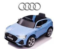 Pojazdy elektryczne dla dzieci - Milly Mally Pojazd na akumulator Audi E-Tron Sportback 4x4 Blue - miniaturka - grafika 1