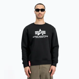 Bluza męska Alpha Industries Basic black - Bluzy męskie - miniaturka - grafika 1