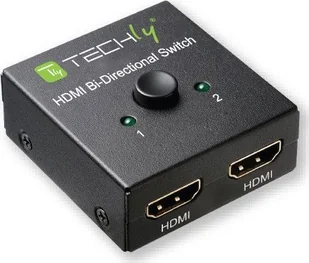 Techly TECHLY 108606 Techly Dwukierunkowy 2-portowy przełącznik HDMI 2.0 2x1 lub 1x2 4K@60Hz - Rozgałęźniki - miniaturka - grafika 1