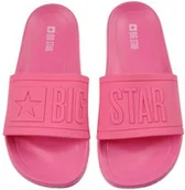 Klapki i japonki damskie - Klapki damskie Big Star HH274A039 fuksja - miniaturka - grafika 1