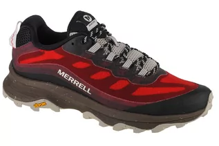 Buty sportowe męskie - Buty Merrell Moab Speed M J067539 czerwone - grafika 1