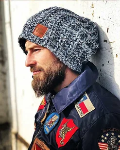 Czapka Surferska szara - Czapki męskie - miniaturka - grafika 1