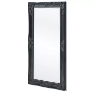 Lustro ścienne w stylu barokowym 100x50 cm, czarne - Lustra - miniaturka - grafika 1
