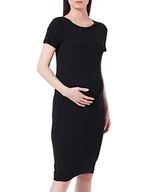 Sukienki ciążowe - MAMALICIOUS Women's MLSANNY S/S sukienka z dżerseju ABK A. Sukienka, czarna, XS - miniaturka - grafika 1
