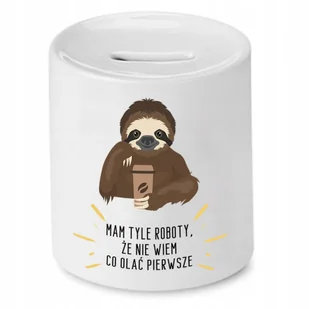 Skarbonka Dla Palacza na Urodziny Imieniny Prezent z Nadrukiem ze Zdjęciem + Opakowanie na prezent (wzór 03) - Skarbonki - miniaturka - grafika 1