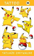 Zabawki kreatywne - Tatuaż Zmywalny Pokemon Przepiękny Zestaw dla Dzieci - miniaturka - grafika 1