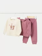 Komplety dla niemowląt - Mayoral Komplet bluza, bluzka i spodnie 2825 Różowy Regular Fit - miniaturka - grafika 1