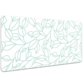 Podkładki na biurko - Podkładka na biurko z nadrukiem Rysowane rośliny 100x50 cm - miniaturka - grafika 1