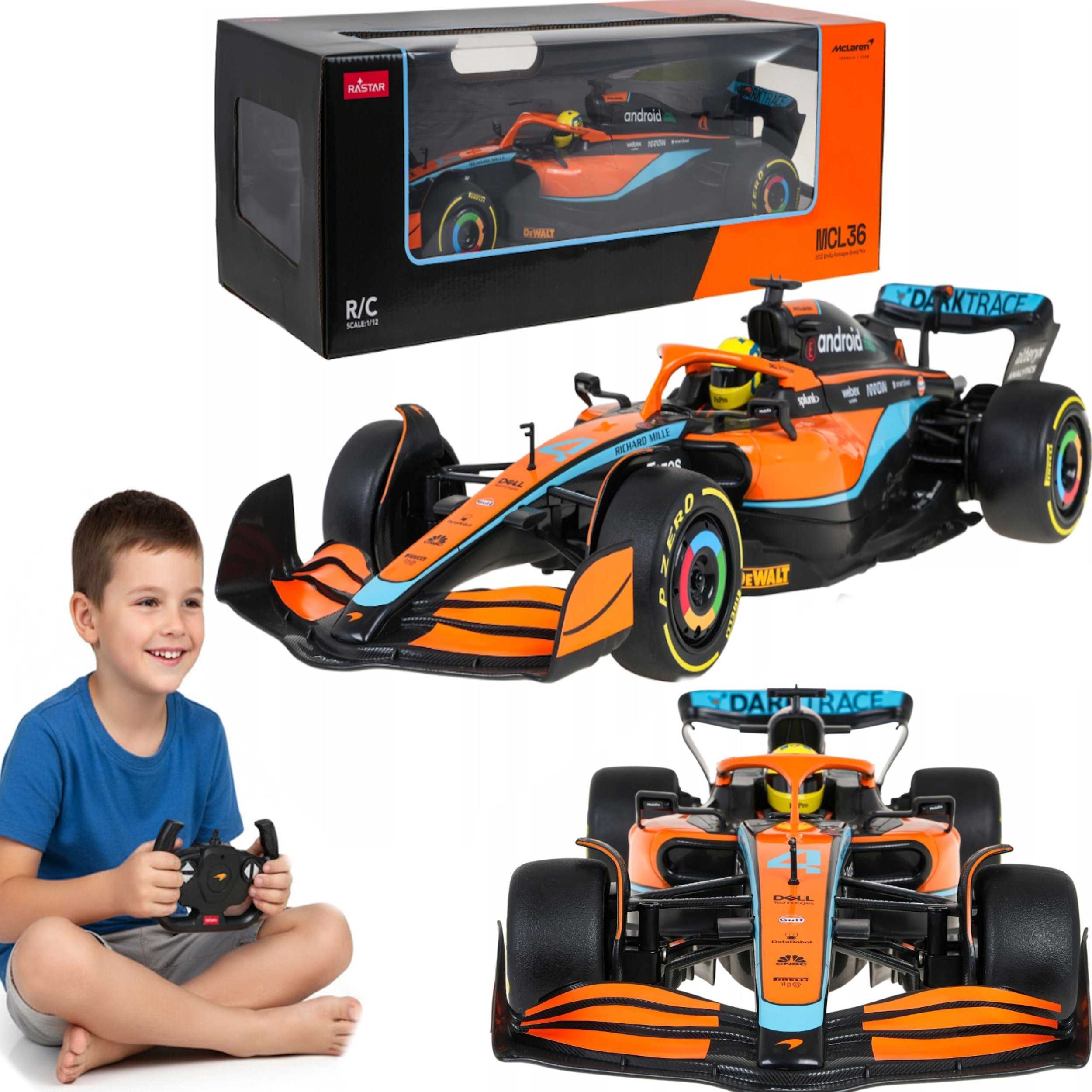 Coil Coil zdalnie sterowany samochód auto sportowe mclaren rc formuła 1 na pilota