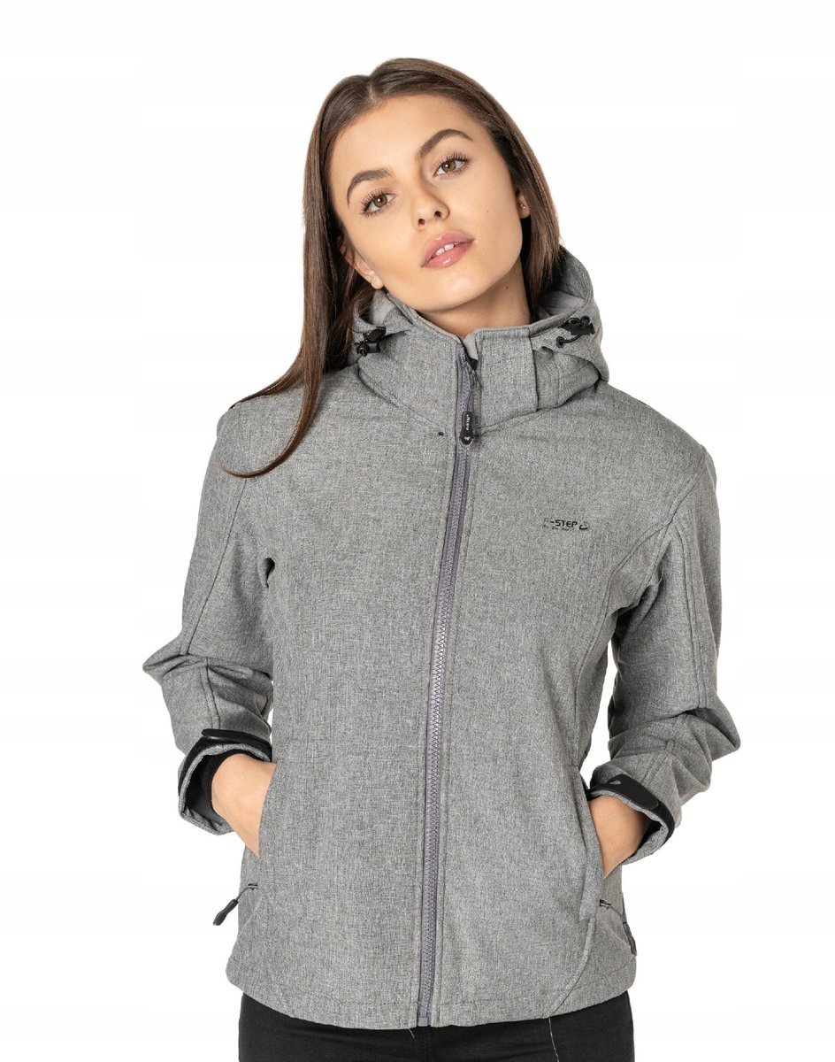 Softshell Kurtka Damska Wiatrówka Sportowa 053-2 L