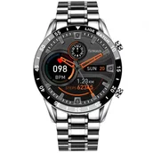 Smartwatch - LIGE Luxury KP23957 Srebrny - miniaturka - grafika 1