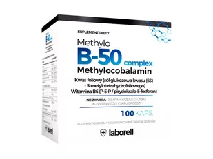 Laborell Laventi Witamina Methylo B-50 complex 100kaps - suplement diety Wyprodukowano w Polsce - Witaminy i minerały - miniaturka - grafika 1