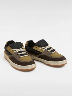 Vans Skórzane sneakersy "Speed LS" w kolorze oliwkowo-brązowym - Trampki damskie - miniaturka - grafika 1