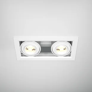 Podtynkowa lampa Metal Modern DL093-02-10W3K-W Maytoni LED 20W 3000K punktowa biała - Lampy sufitowe - miniaturka - grafika 1