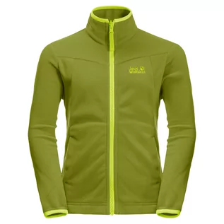 Bluzy dla dziewczynek - Polar dziecięcy SANDPIPER JACKET K green tea - grafika 1