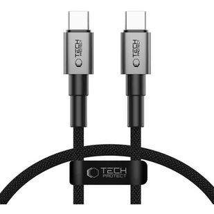 Kabel USB-C - USB-C TECH-PROTECT UltraBoost 100W 0.5 m Szary - Kable USB - miniaturka - grafika 1