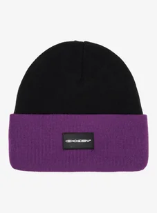 Czapka zimowa Oakley Tc Stretch Logo Beanie - blackout/ultra purple - Czapki męskie - miniaturka - grafika 1