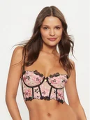 Gorsety - TWINSET Gorset 242LL6BZZ Różowy - miniaturka - grafika 1