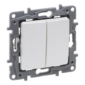 Kostki, złączki, wtyczki - Legrand Łącznik świecznikowy Niloe Selection 762405 10AX perła - miniaturka - grafika 1