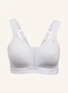 Biustonosze - Odlo Biustonosz Sportowy Padded High weiss - miniaturka - grafika 1