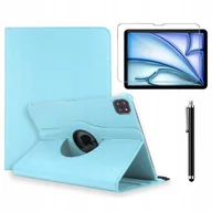 Etui do tabletów - ETUI OBROTOWE + SZKŁO + RYSIK do Apple iPad Air 10,9"/11" M2 2024/M3 2025 - miniaturka - grafika 1