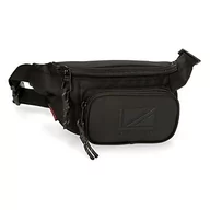 Torebki damskie - Pepe Jeans Bromley LDN torba na pasek z torbą, czarna, 35 x 13 x 5 cm, poliester z detalami ze sztucznej skóry - miniaturka - grafika 1