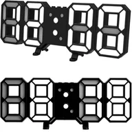 Zegary - Zegar Elegroniczny Led Budzik Termometr Alarm Data - miniaturka - grafika 1