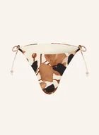 Stroje kąpielowe - Seafolly Dół Od Bikini Trójkątnego Secret Garden schwarz - miniaturka - grafika 1