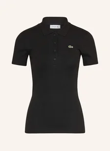 Lacoste Koszulka Polo Z Dżerseju schwarz - LACOSTE - Koszulki i topy damskie - miniaturka - grafika 1