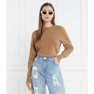 Pinko Kaszmirowy sweter | Regular Fit - Swetry damskie - miniaturka - grafika 1