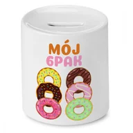 Skarbonki - SKARBONKA ŚMIESZNA ZABAWNA MÓJ 6PAK PREZENT z Nadrukiem ze Zdjęciem - miniaturka - grafika 1