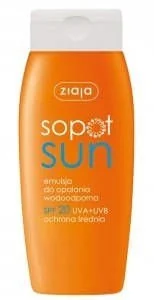 Ziaja Sopot Sun emulsja do opalania wodoodporna SPF20+ 150ml - Balsamy i kremy do opalania - miniaturka - grafika 1