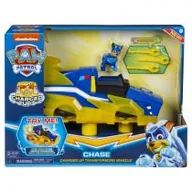 Figurki dla dzieci - PSI PATROL Transformujący się pojazd Chase Mighty Pups Kosmopieski - miniaturka - grafika 1