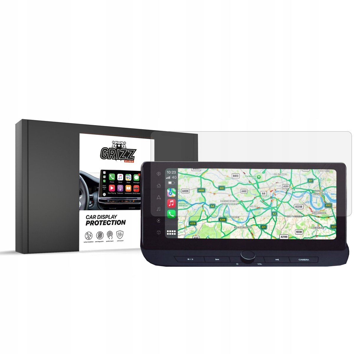 2x Folia matowa GrizzGlass CarDisplay do Nissan Qashqai 3 12,3 cali 2021