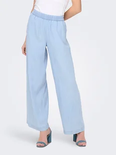 ONLY Spodnie w kolorze błękitnym - Spodnie damskie - miniaturka - grafika 1