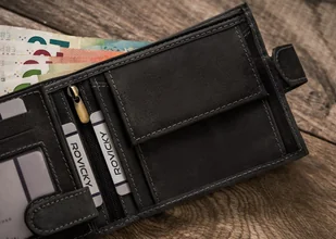 Duży Portfel Męski Z Nubukowej Skóry Naturalnej Lumarko! - Portfele - miniaturka - grafika 12