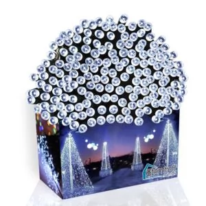 Lampki choinkowe świąteczne 500 LED Biały Zimny - Oświetlenie świąteczne - miniaturka - grafika 1