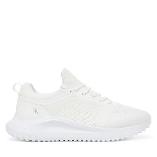 Sneakersy Calvin Klein Jeans Eva Runner Sock Mg Tech YW0YW01855 Biały - Sneakersy damskie - miniaturka - grafika 1