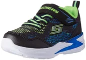 Buty dla chłopców - Skechers Erupters Iii Derlo sneakersy chłopięce, Black Mesh Syntetyczny Blue Lime Trim, 37 eu - miniaturka - grafika 1